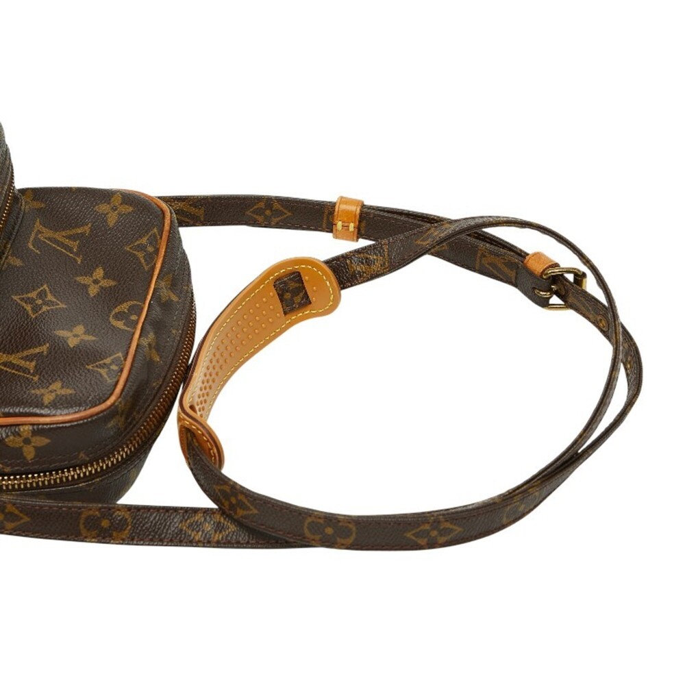 LOUIS VUITTON Authentic Brown Monogram Leather Shoulder Bag - Picture 3 of 13
